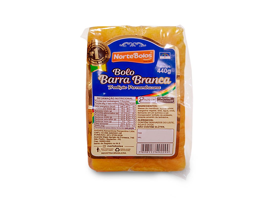 Bolo de Massa Puba 440g - Norte Bolos