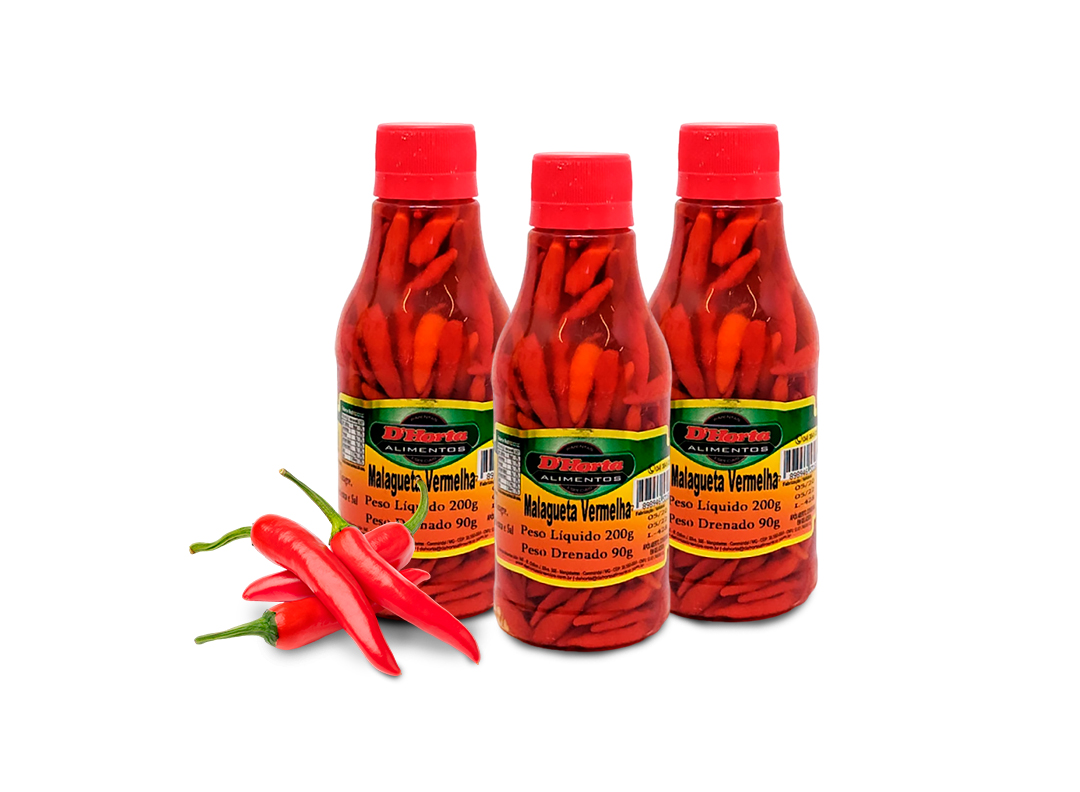 Pimenta Malagueta Vermelha 90g - D'Horta Alimentos - Imagem 3