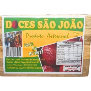 Doce de Buriti 400g - Doces São João