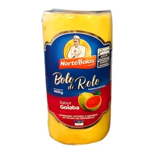 Bolo de Rolo sabor Goiaba 400g - Norte Bolos