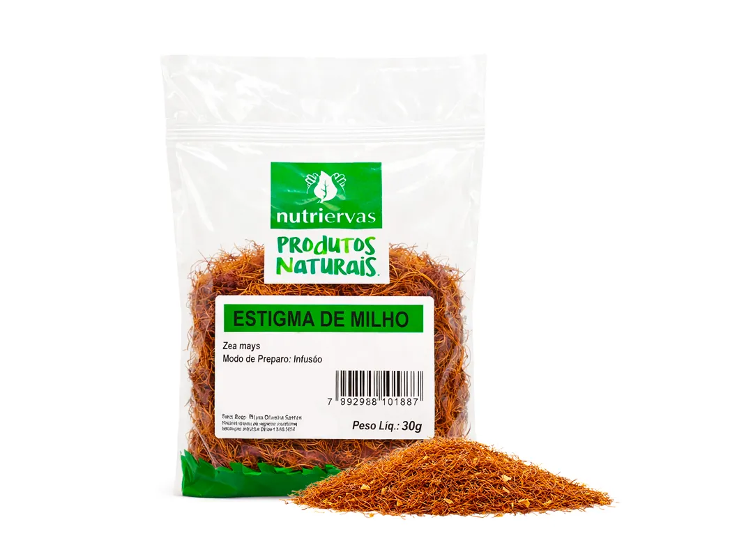 Estigma de Milho (Cabelo de Milho) 30g - Nutriervas - Imagem 2