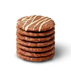 Mini Biscoito Sembei Coberto Com Chocolate Ao Leite a Granel