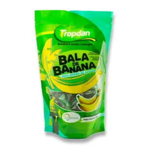 Bala de Banana Sem Adição de Açúcar 120g - Tropdan