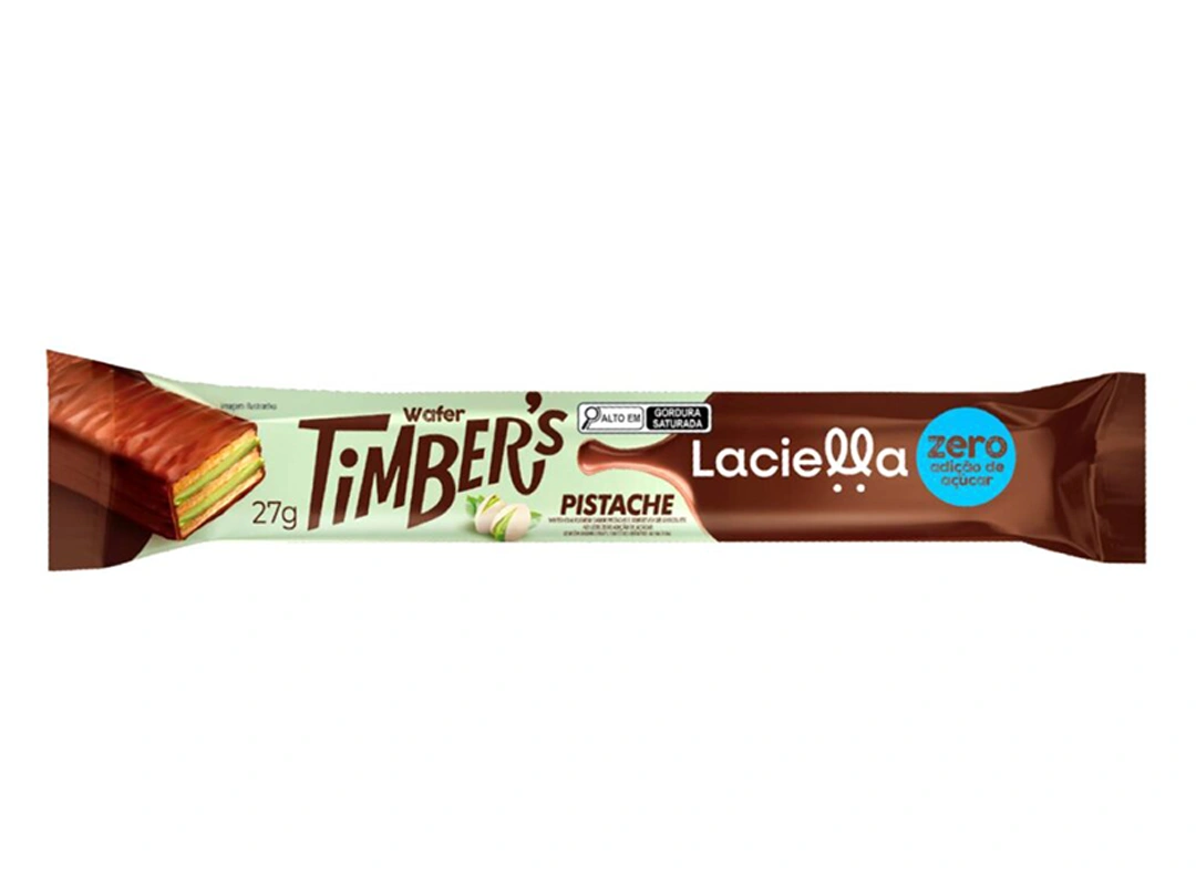 Timbers de Pistache Zero Adição de Açúcar 27g - Laciella